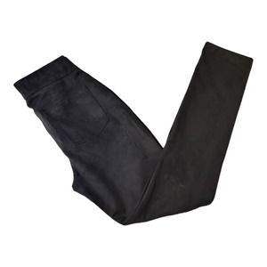 Coldwater Creek NEW Size 4 Black Faux Suede Jeggings Legggings